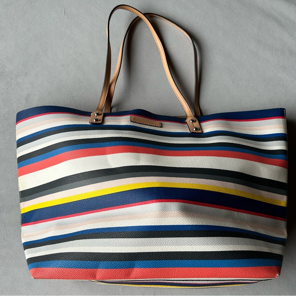 Rebecca Minkoff ~ Anytime Stripes Tote